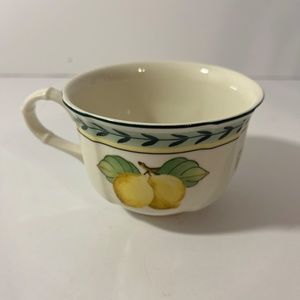 Villeroy & Boch French Garden Fleurence  Flat Cup Tea/Coffee Mug 2.5”